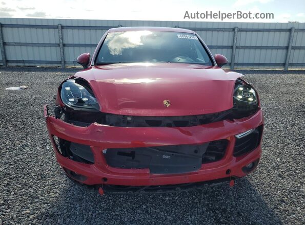 WP1AA2A29GKA36070 2016 PORSCHE CAYENNE Red Դիմացի տեսք