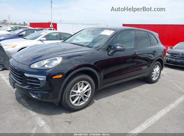 WP1AA2A2XHKA88549 2017 PORSCHE CAYENNE Черный Передняя левая четверть