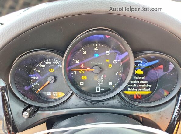 WP1AA2A50LLB13343 2020 PORSCHE MACAN Silver Вид щитка приладів