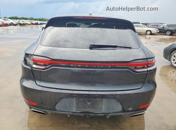 WP1AA2A50MLB16762 2021 PORSCHE MACAN Black Widok z tyłu