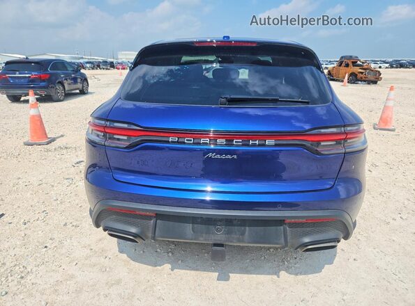 WP1AA2A50RLB12346 2024 PORSCHE MACAN Blue Vista trasera