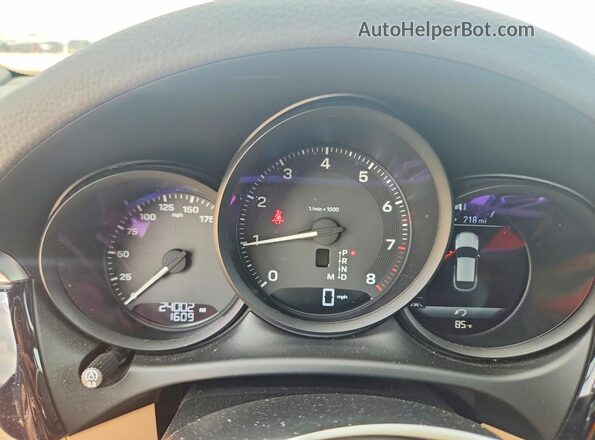 WP1AA2A50RLB12346 2024 PORSCHE MACAN Blue Vista del cuadro de instrumentos