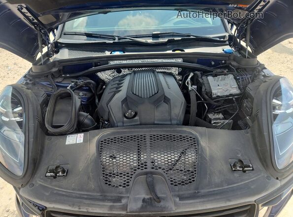 WP1AA2A50RLB12346 2024 PORSCHE MACAN Blue Vista del compartimento del motor