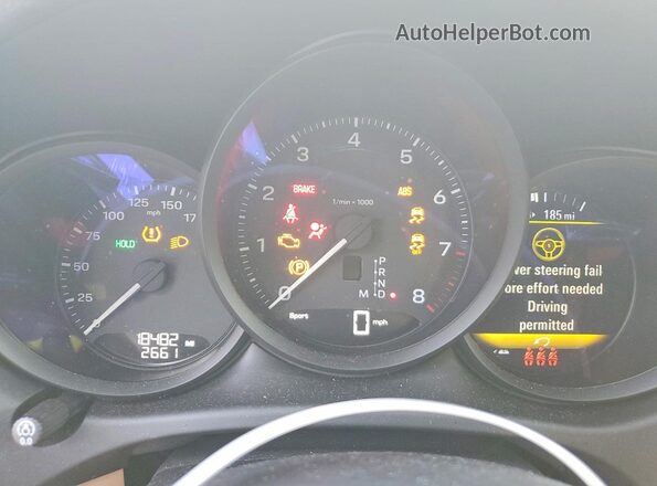 WP1AA2A50RLB17417 2024 PORSCHE MACAN White Widok zestawu wskaźników