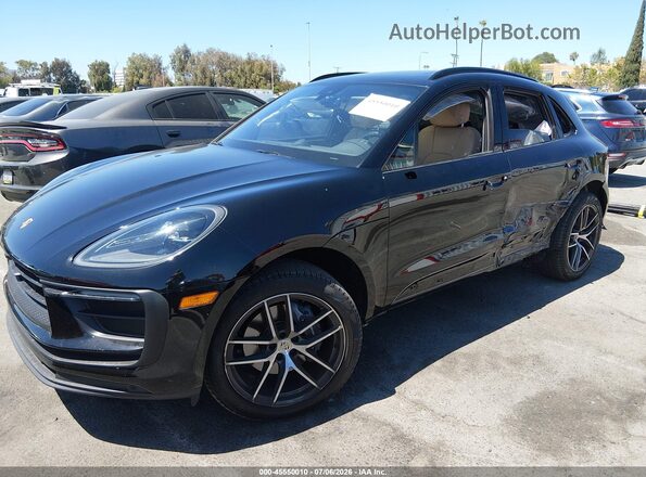 WP1AA2A50SLB01692 2025 PORSCHE MACAN Black წინა მარცხენა ხედი სამი მეოთხედიდან