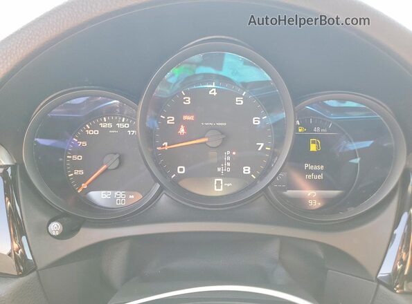 WP1AA2A51KLB00714 2019 PORSCHE MACAN Charcoal Widok zestawu wskaźników