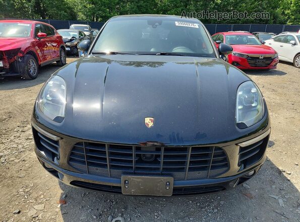WP1AA2A52HLB08412 2017 PORSCHE MACAN Черный Вид спереди
