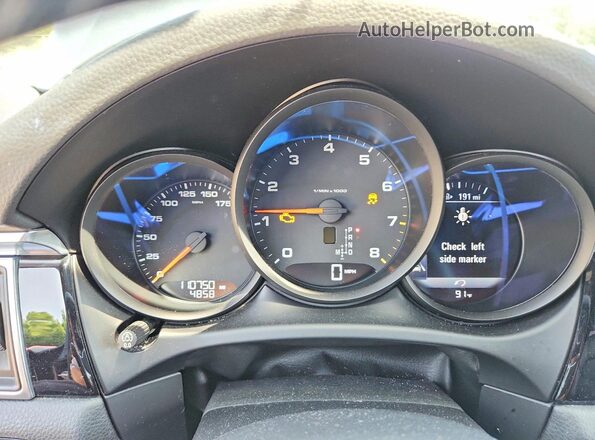 WP1AA2A52HLB08412 2017 PORSCHE MACAN Черный Вид щитка приборов