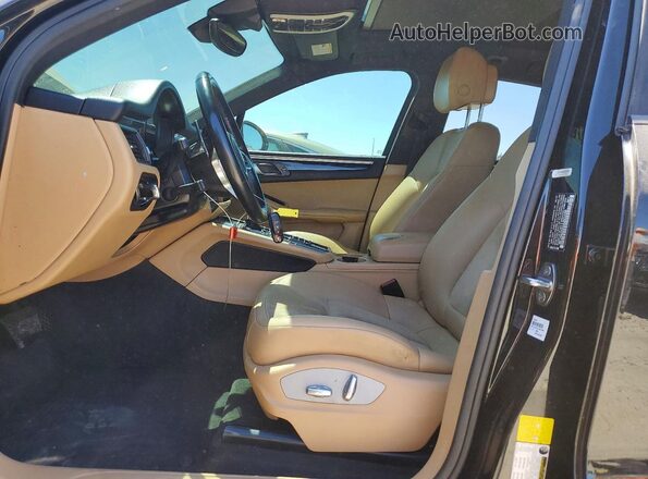 WP1AA2A52JLB21098 2018 PORSCHE MACAN Black Widok wnętrza z przodu