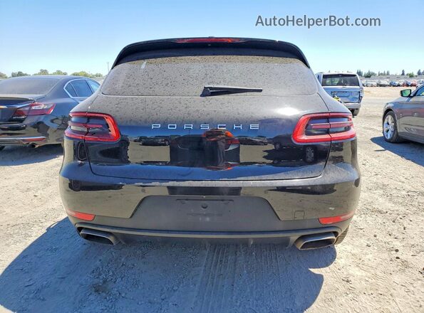 WP1AA2A52JLB21098 2018 PORSCHE MACAN Black Widok z tyłu