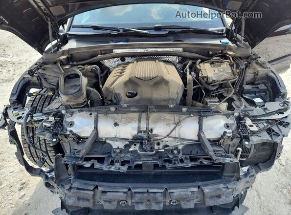 WP1AA2A52NLB01360 2022 PORSCHE MACAN Black Вид підкапотного простору