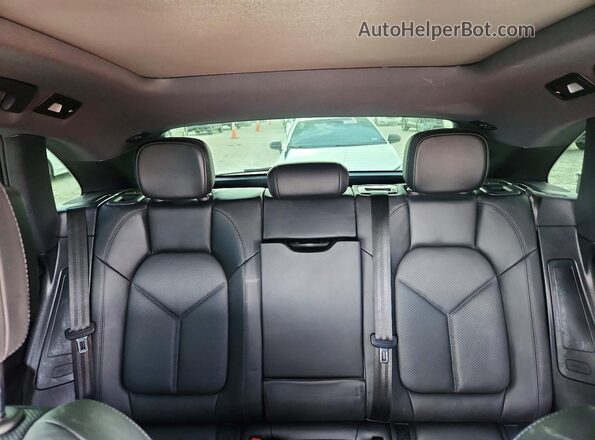 WP1AA2A52NLB01360 2022 PORSCHE MACAN Black Вид задніх сидінь