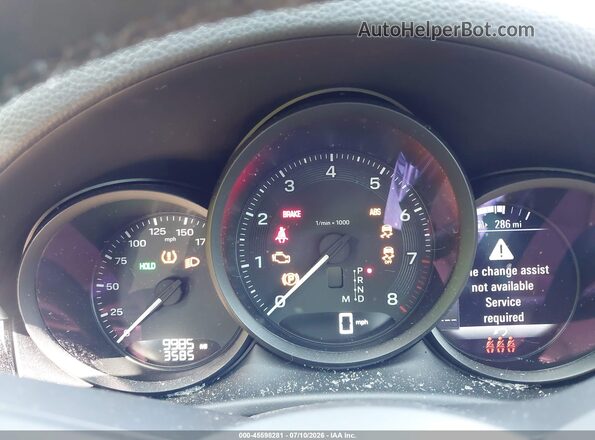 WP1AA2A53SLB10290 2025 PORSCHE MACAN Black Vista de los asientos traseros