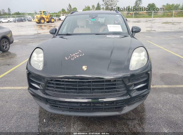 WP1AA2A54LLB02927 2020 PORSCHE MACAN Black Widok z przodu