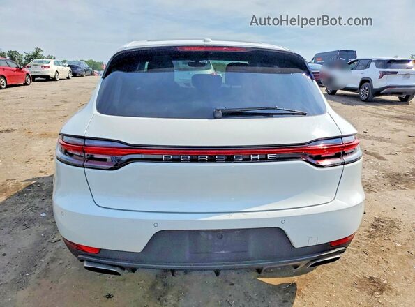 WP1AA2A54MLB15887 2021 PORSCHE MACAN White Вид ззаду