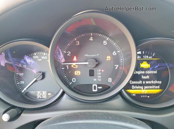 WP1AA2A54TLB02765 2026 PORSCHE MACAN Black Սարքավորումների վահանակի տեսք