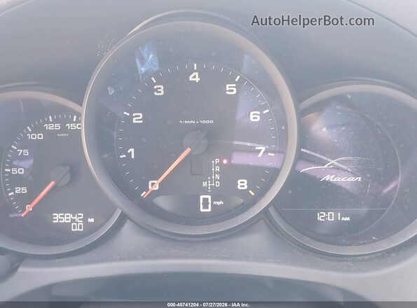 WP1AA2A55MLB06650 2021 PORSCHE MACAN Silver Vista de los asientos traseros