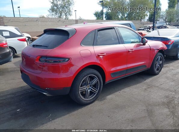WP1AA2A56JLB25610 2018 PORSCHE MACAN Красный Задняя правая четверть