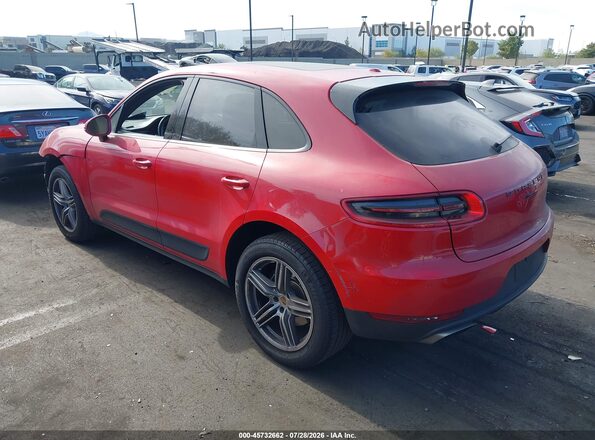 WP1AA2A56JLB25610 2018 PORSCHE MACAN Красный Задняя левая четверть