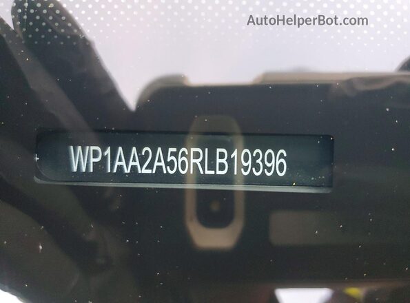 WP1AA2A56RLB19396 2024 PORSCHE MACAN White VIN კოდის სტიკერის ხედი