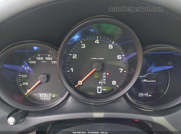 WP1AA2A57KLB06193 2019 PORSCHE MACAN White Вид задніх сидінь
