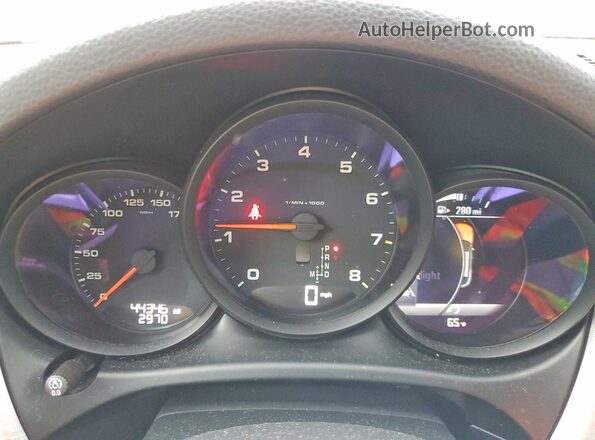 WP1AA2A57LLB02601 2020 PORSCHE MACAN Black Vista del cuadro de instrumentos