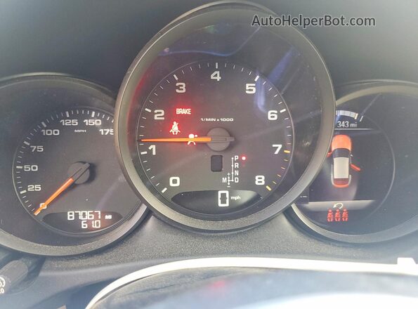 WP1AA2A57LLB11735 2020 PORSCHE MACAN Угольный Вид щитка приборов