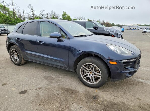 WP1AA2A58HLB02677 2017 PORSCHE MACAN Blue Delantero derecho