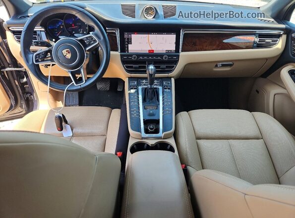 WP1AA2A58LLB07970 2020 PORSCHE MACAN Blue Widok deski rozdzielczej