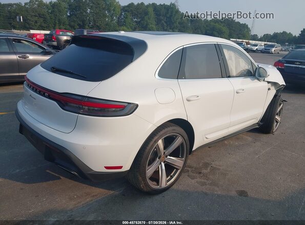 WP1AA2A58RLB18847 2024 PORSCHE MACAN White Հետևի աջ