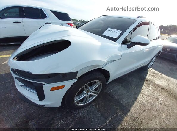 WP1AA2A59LLB00865 2020 PORSCHE MACAN White Առջևի ձախ երեք քառորդ տեսարան