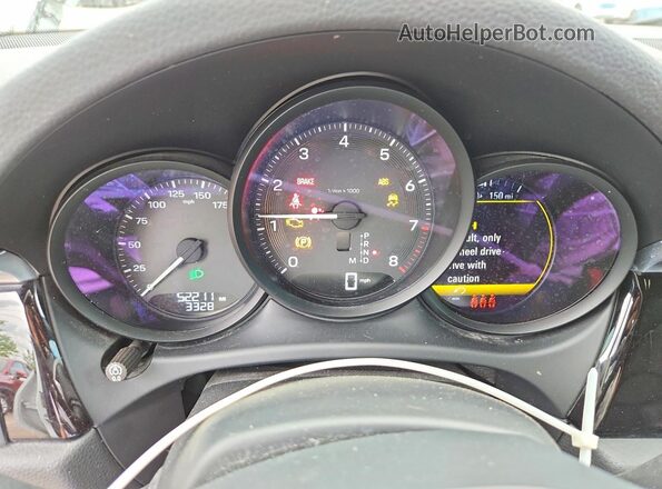 WP1AA2A59NLB03509 2022 PORSCHE MACAN White Widok zestawu wskaźników