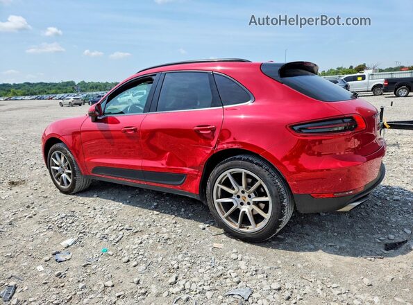 WP1AA2A5XJLB20717 2018 PORSCHE MACAN Red Trasero izquierdo