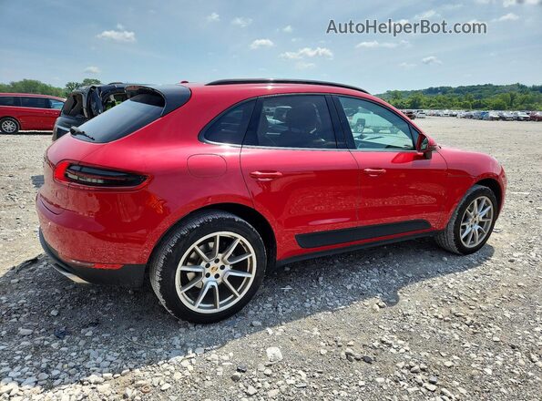 WP1AA2A5XJLB20717 2018 PORSCHE MACAN Red Trasero derecho