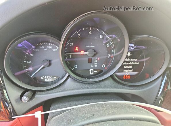 WP1AA2A5XRLB10748 2024 PORSCHE MACAN Black ხელსაწყოთა პანელის ხედი