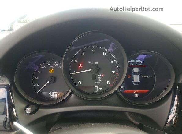 WP1AA2A5XTLB04861 2026 PORSCHE MACAN Gray Widok zestawu wskaźników