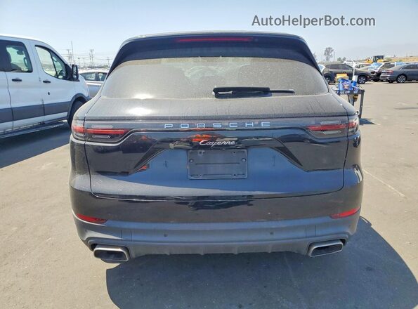 WP1AA2AY0KDA01144 2019 PORSCHE CAYENNE Black Հետևի տեսք