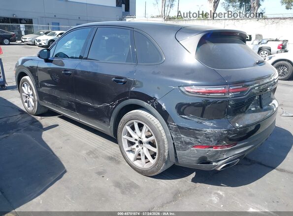 WP1AA2AY0KDA01239 2019 PORSCHE CAYENNE Black Tył lewy