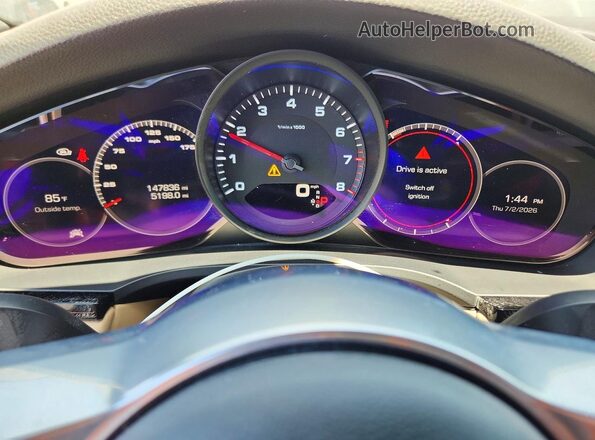 WP1AA2AY0KDA04867 2019 PORSCHE CAYENNE Charcoal Instrument cluster view