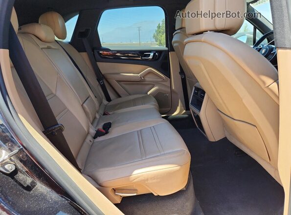 WP1AA2AY0KDA04867 2019 PORSCHE CAYENNE Charcoal Rear interior view