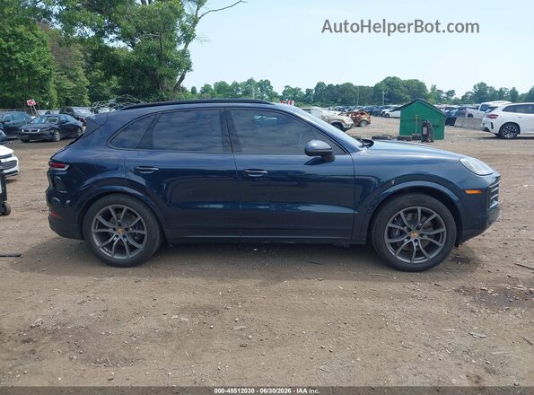 WP1AA2AY0RDA02031 2024 PORSCHE CAYENNE Blue Սալոնի հետևի տեսք