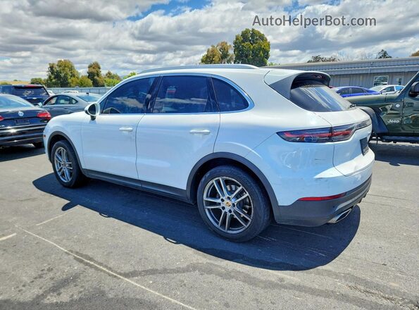 WP1AA2AY1KDA12914 2019 PORSCHE CAYENNE White Trasero izquierdo