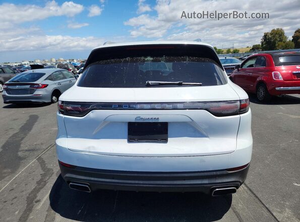 WP1AA2AY1KDA12914 2019 PORSCHE CAYENNE White Vista trasera