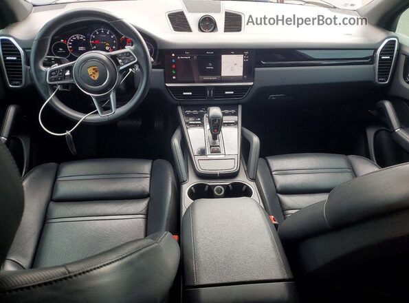 WP1AA2AY1NDA04400 2022 PORSCHE CAYENNE Gray Առջևի վահանակի տեսք