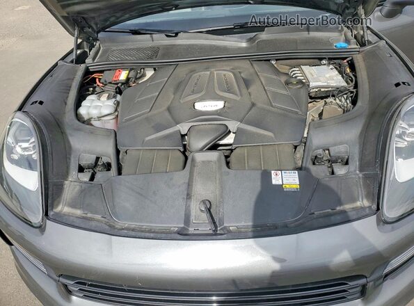 WP1AA2AY1NDA04400 2022 PORSCHE CAYENNE Gray Սալոնի հետևի տեսք