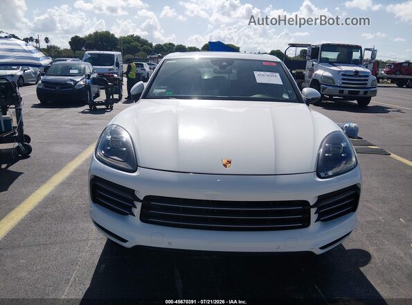 WP1AA2AY2KDA05213 2019 PORSCHE CAYENNE White Widok zestawu wskaźników