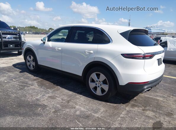 WP1AA2AY2KDA05213 2019 PORSCHE CAYENNE White Tył lewy