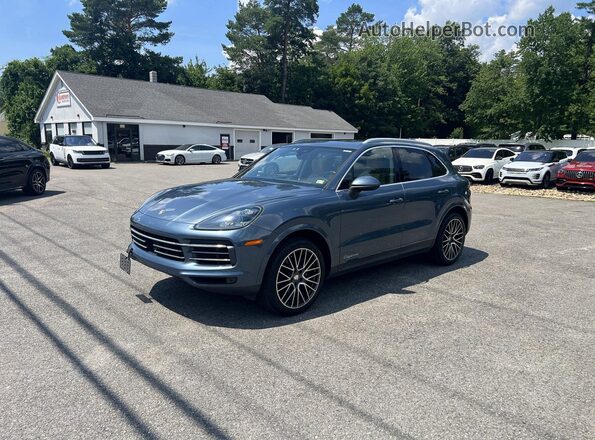 WP1AA2AY3LDA00801 2020 PORSCHE CAYENNE Синий Задняя левая четверть