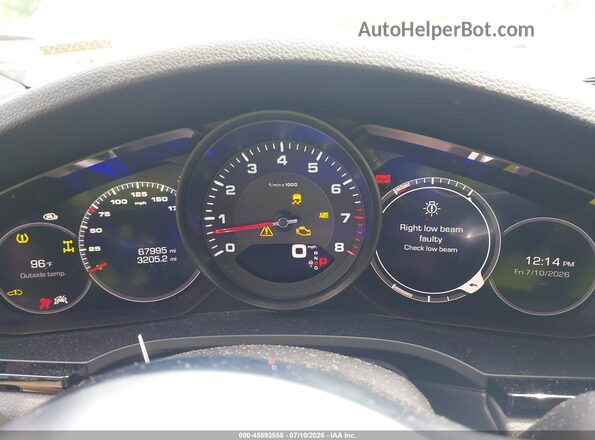 WP1AA2AY3LDA01463 2020 PORSCHE CAYENNE Серебряный Вид задних сидений