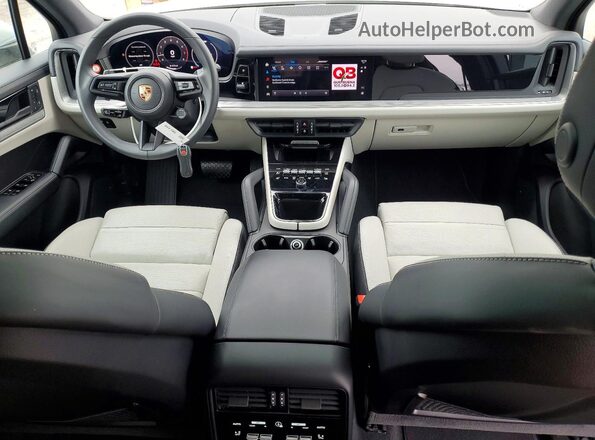 WP1AA2AY4SDA01874 2025 PORSCHE CAYENNE White Widok deski rozdzielczej